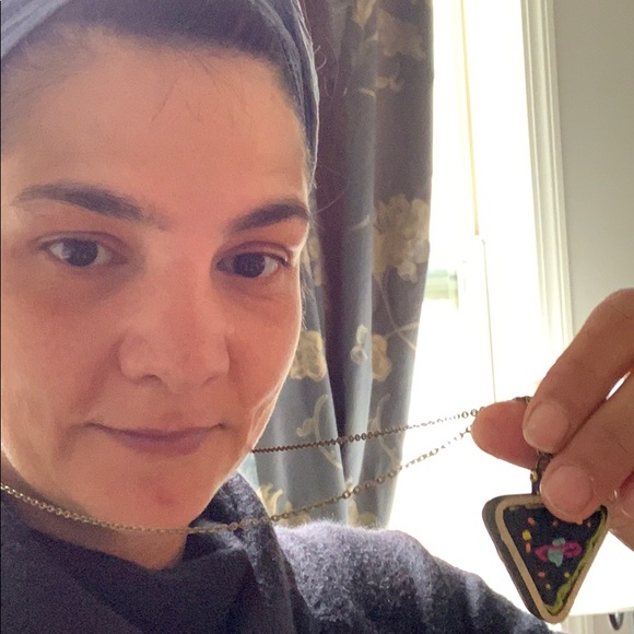 Embroidered space necklace!!!!!! - Picture 3 of 8